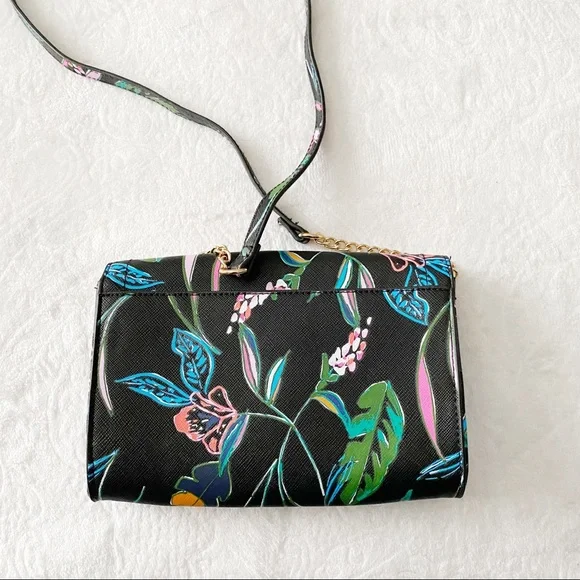 Floral Print Chain Strap Purse - Picture 8 of 11